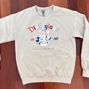 Beige Disneyland Sweatshirt